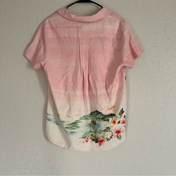 Tommy Bahama NWT 100% Silk Artist Series ‘23 Perfect Paradise Talulla Camp Shirt - Picture 4 of 9